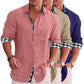 2023 Summer Gentleman Paneled Casual Buttons Pocket Blouse