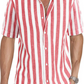 2023 New Men's Striped Casual Short Sleeve Shirts