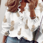 2023 New Long Sleeve Ruffle Blouse