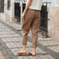 Buy 2 Free Shipping-Linen-cotton women's large size loose pants