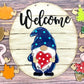 3D Seasonal Interchangeable Gnome Door Hanger