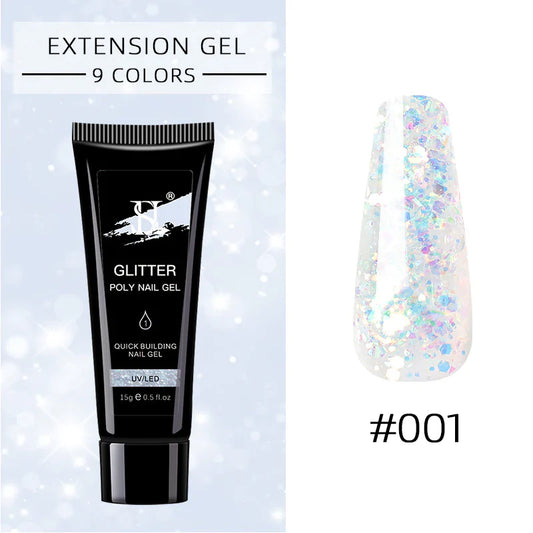 9 Colors Home Glitter Gel Nail