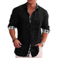 2023 Summer Gentleman Paneled Casual Buttons Pocket Blouse