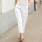 Buy 2 Free Shipping-Linen-cotton women's large size loose pants