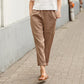 Buy 2 Free Shipping-Linen-cotton women's large size loose pants